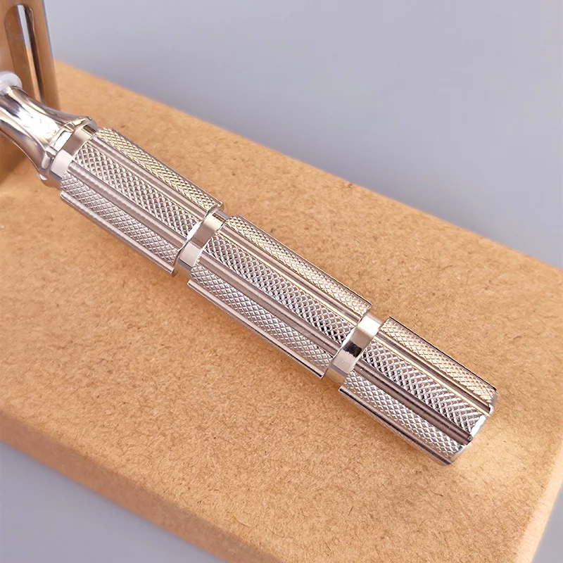 Dscosmetic Destroyer 316L stainless steel safety razor handle 3