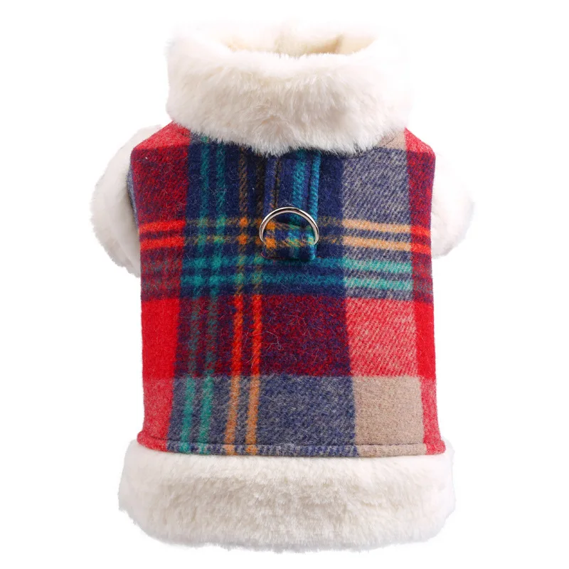 方格棉袄-红蓝1