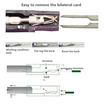 

Picking Car Terminal Removal Tool Harness repair Wire connector Release Extractor Puller Automotive