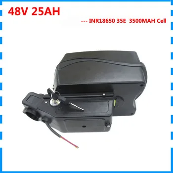 

Free customs duty 1000W 48V electric bicycle battery 48V 25AH Scooter battery 48V Li-ion batteries use 35E 3500mah cell 30A BMS