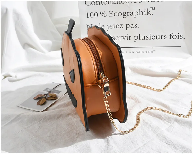 FIRMRANCH Хэллоуин тыква сумка контраст на одно плечо Crossbody цепочке| |