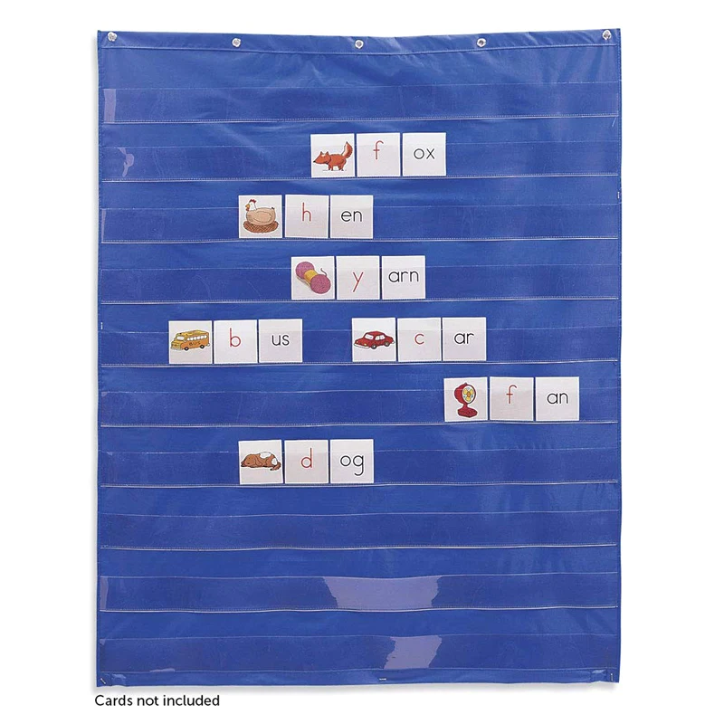 

Learning Resources Standard Pocket Chart Education for Home Scheduling Classroom FO Sale