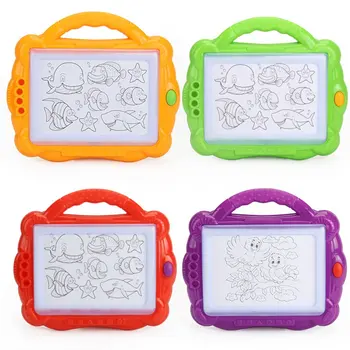 

New Cute Drawing Board Sketch Pad Children's drawing toys with 12 color pens Art kids Children Educational Toys Learning