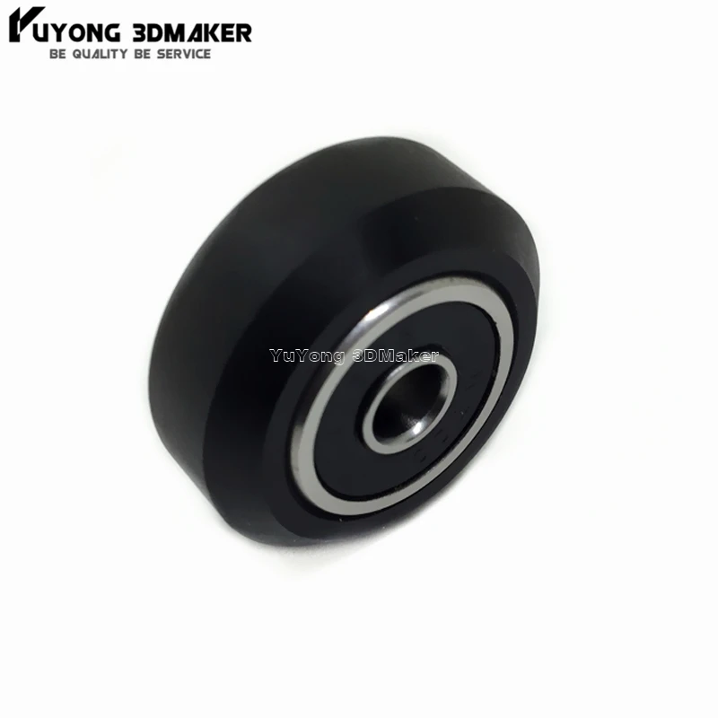 Günstig Hohe präzision CNC Delrin solide v rad Assy für v slot schiene system OX CNC C Strahl teile 3D drucker teile