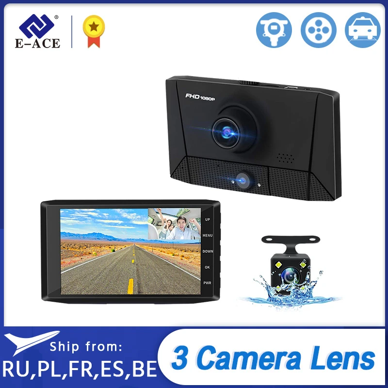 E ACE B13 DVR 4 0 дюймовая Автомобильная камера 1080P Автомобильный регистратор FHD
