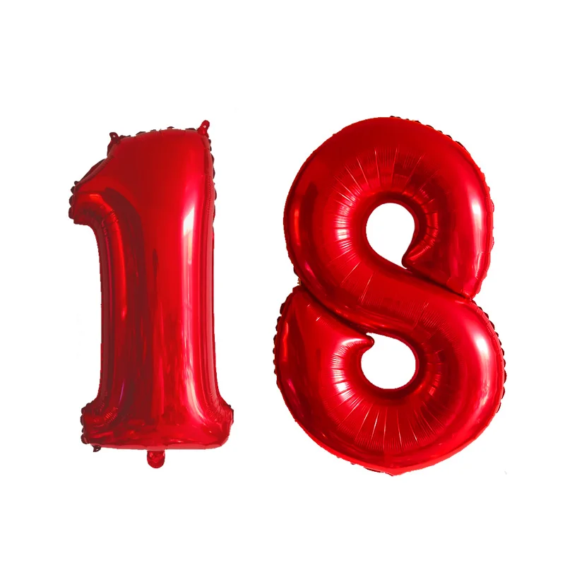 2 шт 32 или 40 дюймов с днем рождения 60 фольгированные воздушные шары Розовый Синий Золотой номер 60th лет вечерние украшения для мальчиков и девочек - Цвет: Сливовый