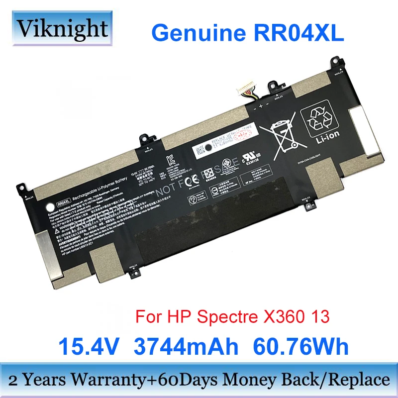 Оригинальный аккумулятор RR04XL HSTNN-DB9K для ноутбука HP Spectre X360 13 Series SPECTRE 13-AW RR04060XL