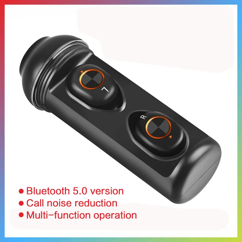 Ari8 Bluetooth 5,0, беспроводные наушники, IPX5, водонепроницаемые наушники с шумоподавлением, с 500 мА/ч зарядными каютами