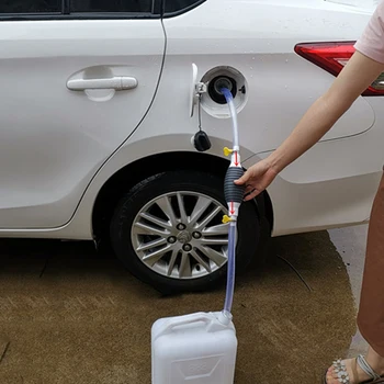 

High Flow Siphon Hand Pump Manual Car Fuel Transfer Portable for Gas Gasoline Petrol B88