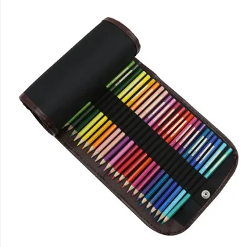 

Canvas Colored Pencil Roll Wrap 36 48 72 Slot Coloring Pencil Holder Organizer for Colored Pencils H-best