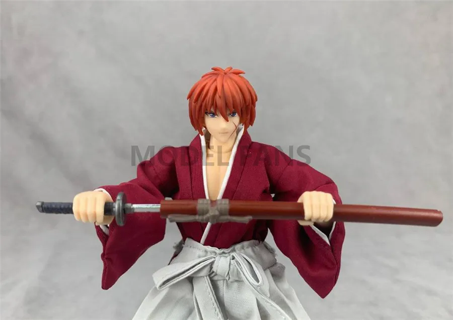 Modelo em Estoque Figura de Ação Dasin Anime Rurouni Kenshin Himura Pvc Brinquedo Modelo gt Fãs 18 Figuras de ação