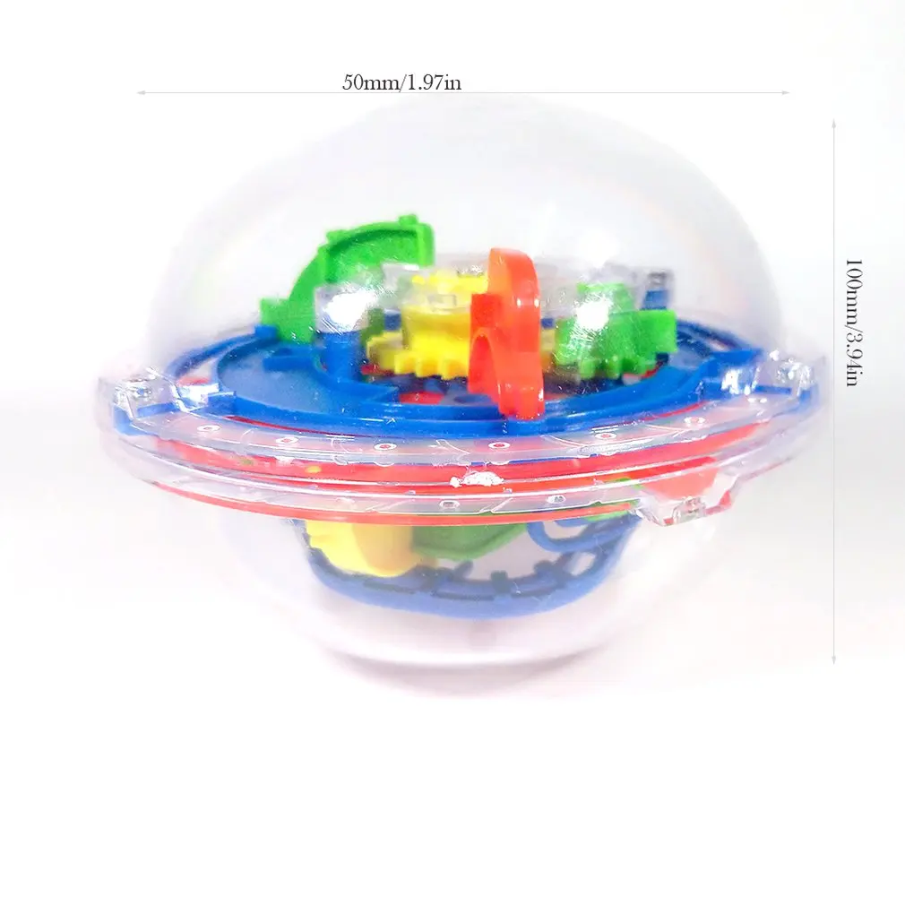 Children'S Intelligence Training Challenge 3D Fun Maze Ball Ufo Magic Smash Maze Game Ball Magic Maze Ball