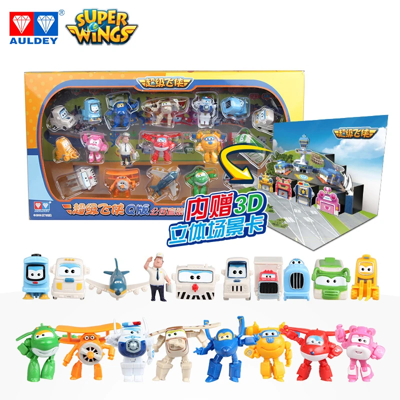 

AULDEY Super Wings 20 pacs/set Original Transforming Robot Action Figures Deformation Toys for Christmas Gift