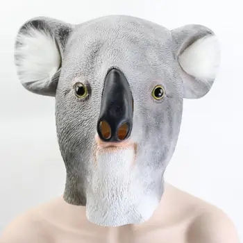 

Latex Creative Halloween Masks Animal Head Mask Halloween Cosplay Costume Props Full Face Party Masks Fancy Costume Accessory