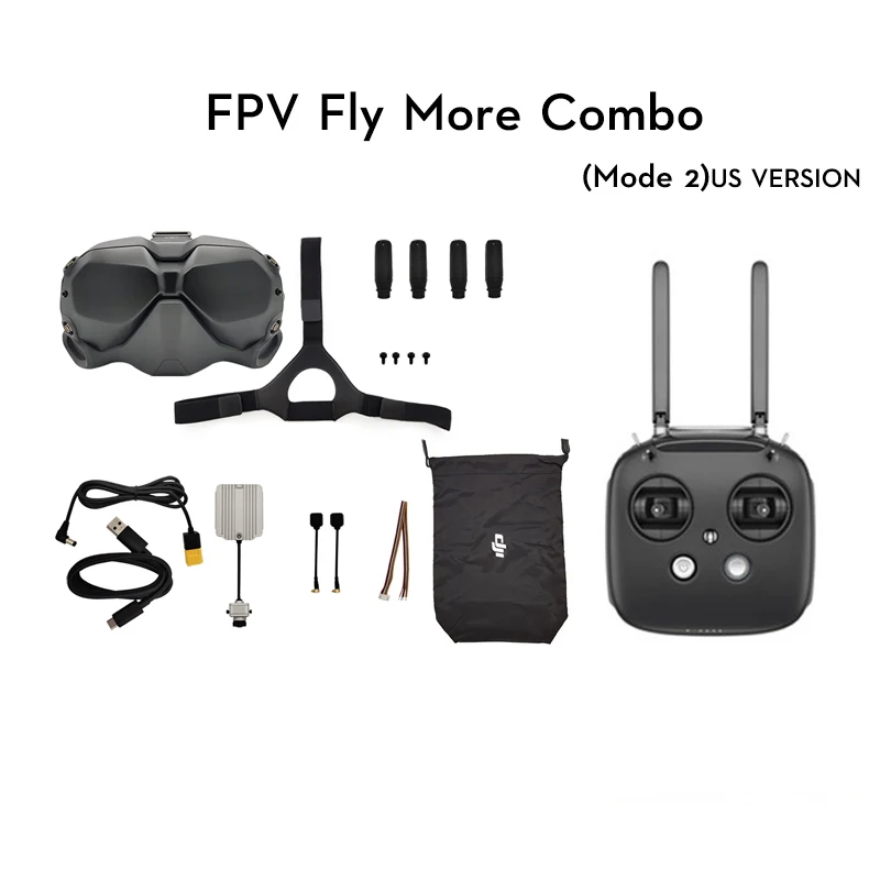DJI FPV Experience Combo /FPV fly more combo включает очки и воздушный блок с новой цифровой системой