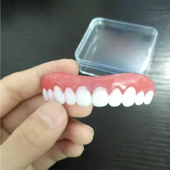 

Perfect Smile Veneers Tooth Cover Dub Correction of Teeth for Bad False Teeth Instant Upper Dental Teeth Whitening Beauty