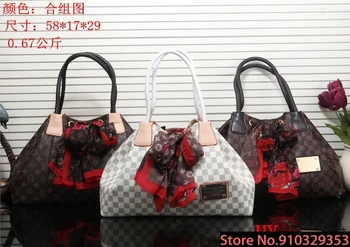 

Luxury Louis Vuitton LV- Leather Handbags Women Bags Designer Brand Women's Shoulder Bags Large Capacity Ladies Hand Bags L325