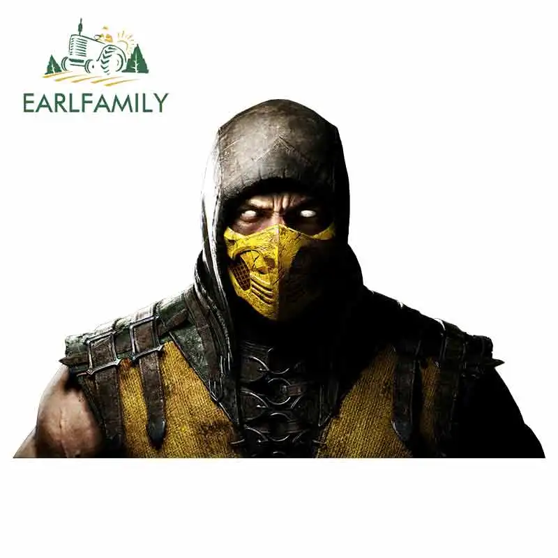 EARLFAMILY 13 см x 8 изящная наклейка Mortal Kombat водостойкая забавная Солнцезащитная