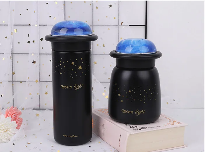 Creative Moonwalk Planet Thermos Cup 304 Stainless Steel Sealed Leakproof Student Water Cup Boutiques Gift Vacuum Flask