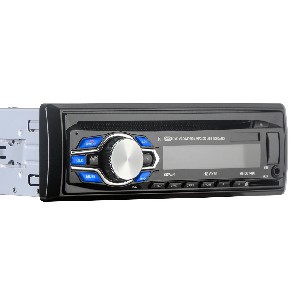 Одиночный Din 12 в автомобильный DVD CD плеер автомобиля MP3 стерео автомобиля Handfree Авторадио BT аудио радио 5014 автомобиль-Стайлинг беспроводной