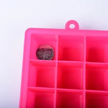 15 отверстий силиконовый лоток для льда DIY желейные формы квадратной формы лоток для льда аксессуары для питья DNJ998