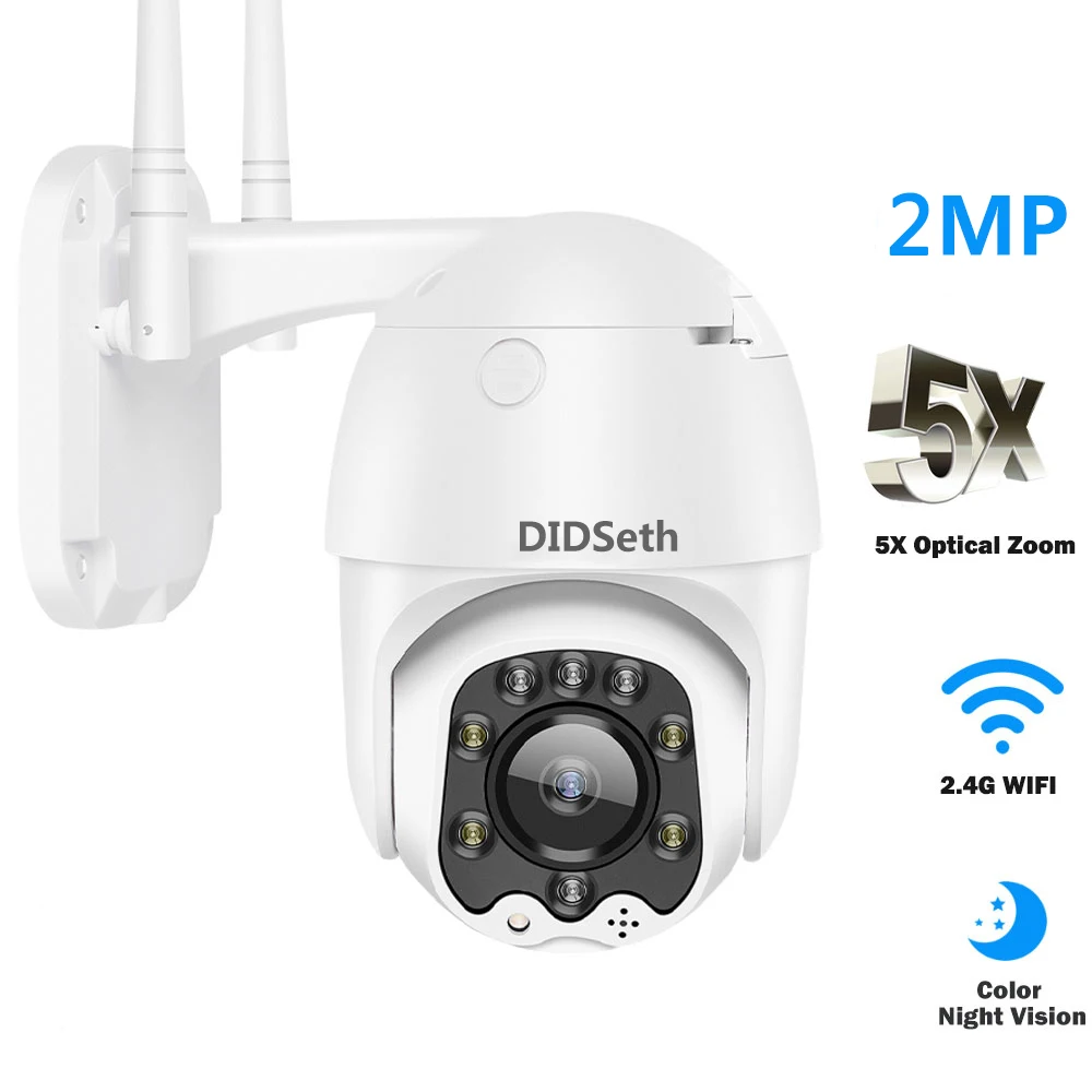 DIDSeth 1080P Wi Fi IP камера PTZ 5X оптический зум скоростная купольная ONVIF CCTV наружная