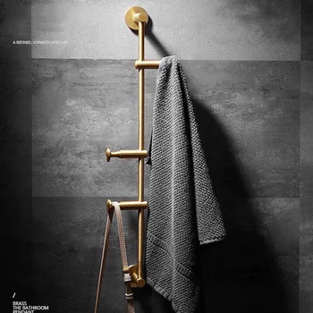 

Copper Cloth Hanger North European Wall Hook Bedroom Storage Cloth Holder