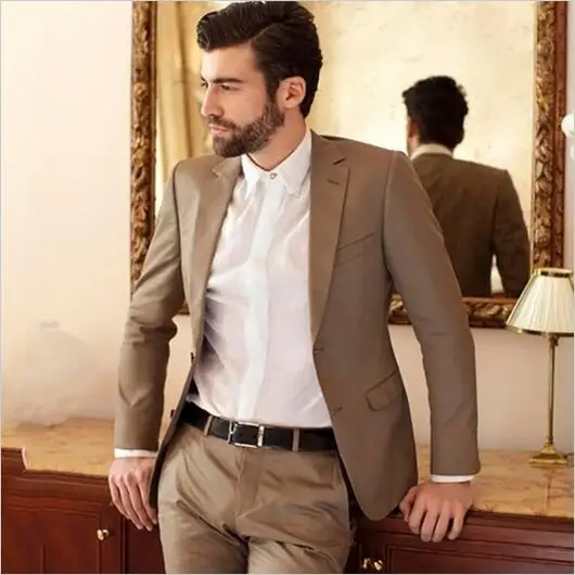 

Latest Design Suit Men Wedding Suits For Men Groom Custom Slim Fit Smart Business Street Prom Blazer costume homme 2 Pieces