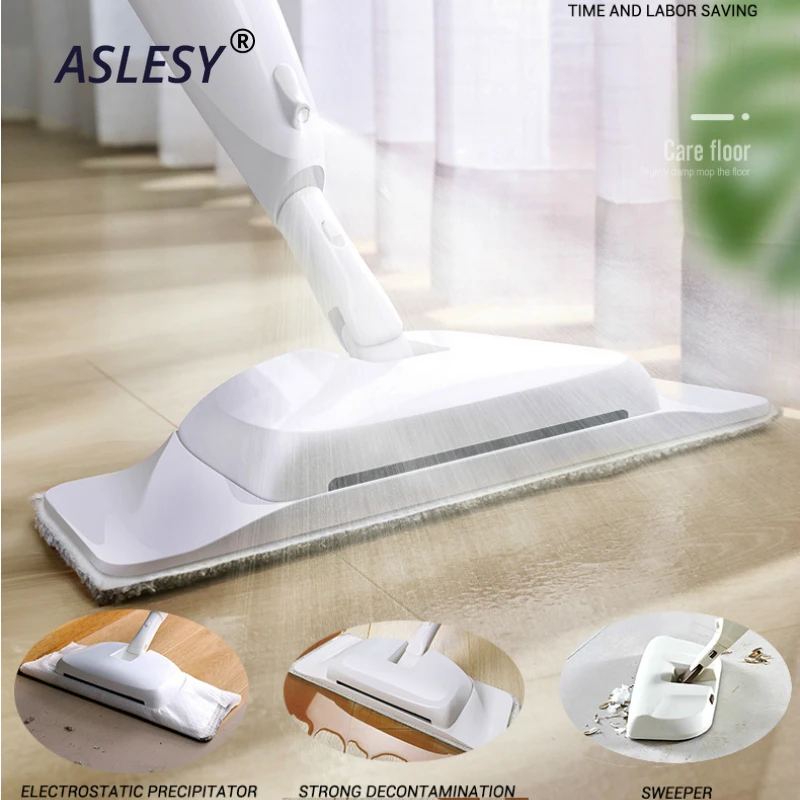 

Multi-function Spray Floor Mop Reusable Microfiber Pads 360 Degree Handle for Home Kitchen Wood Ceramic Tiles Cleaning Sweeper