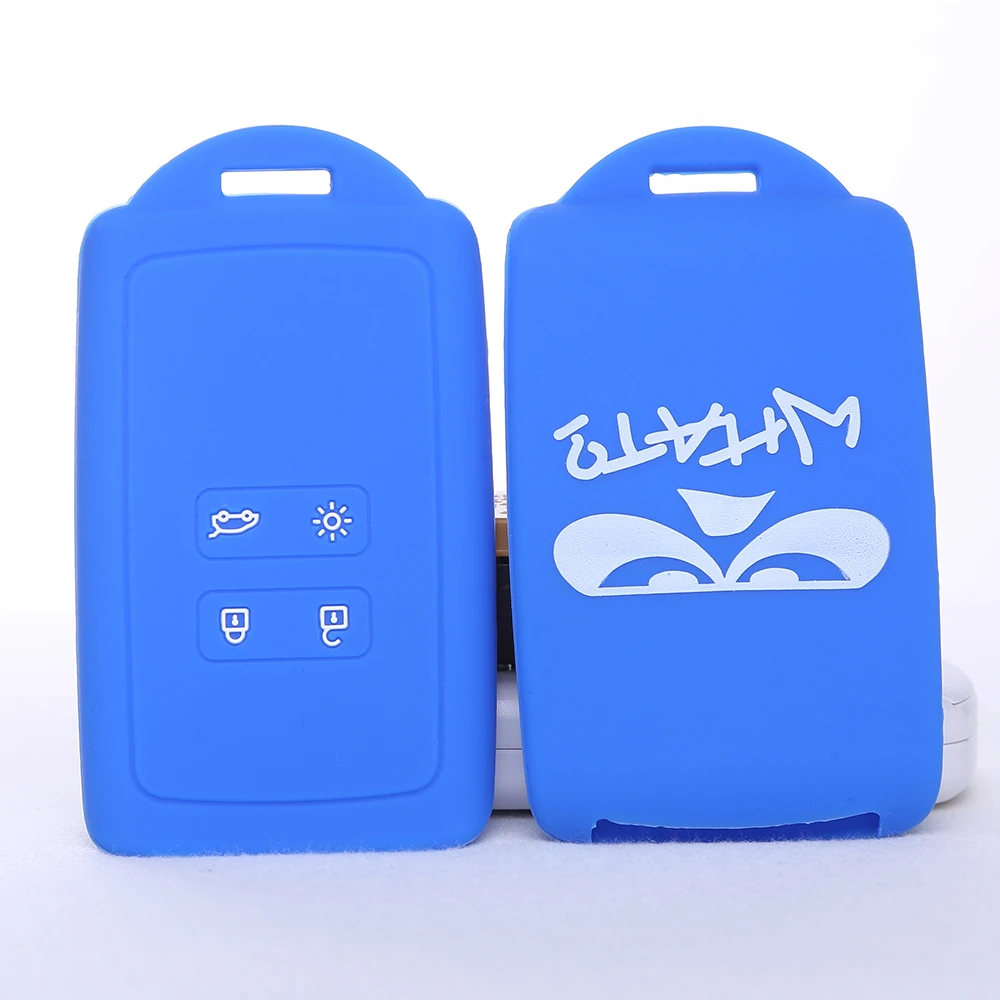 

Silicone Car Key Cover For Renault Megane Key Case Megane 3 4 For Renault Kaptur Talisman Sandero Kadjar Clio Key Cover Case Fob