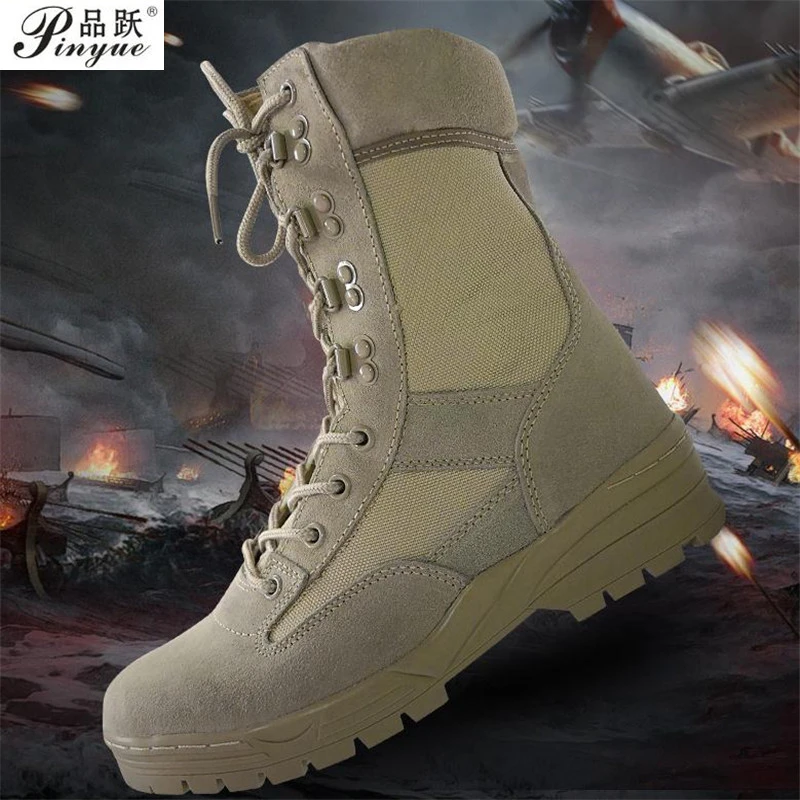 Botas militares de combate táctico para hombre y mujer, botas de senderismo deportes al aire libre, transpirables de acampada| | AliExpress