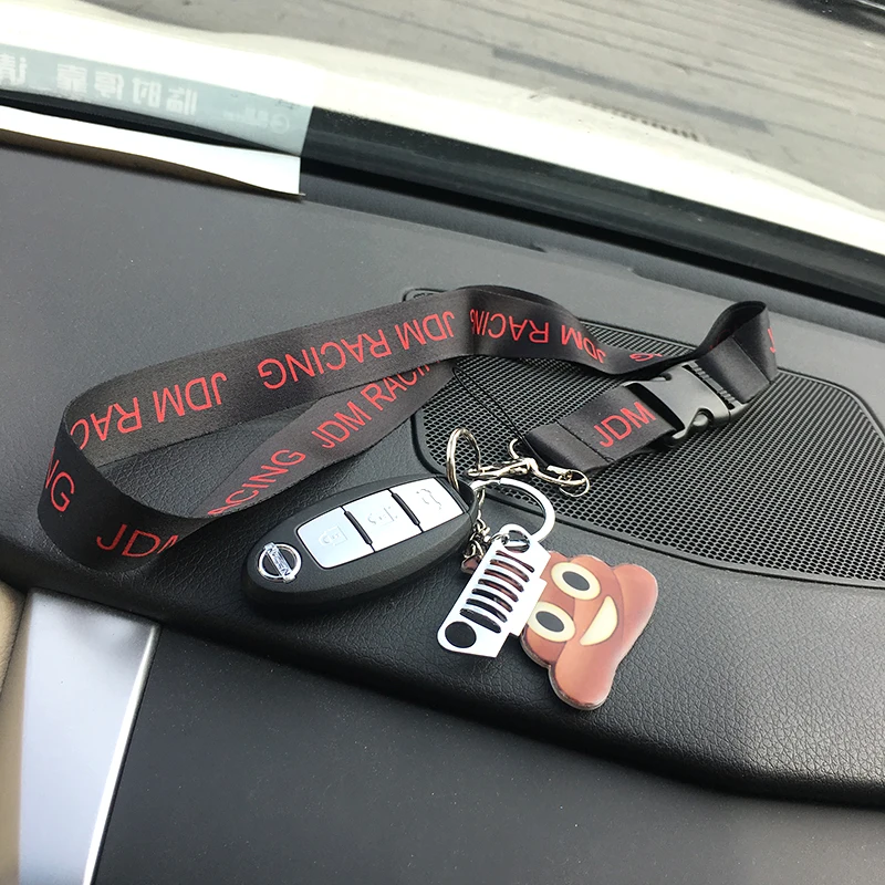Car Lanyard For Key/phone Card/badge Holder Keychain Neck Strap With