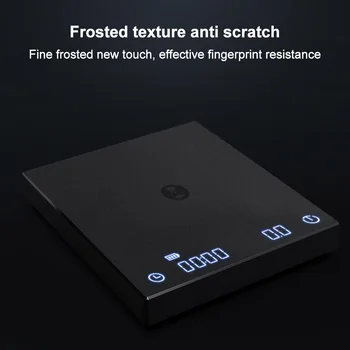 

Home Electronic Weighing Coffee Easy Read Baking Tools Backlight Food High Accuracy LED Display Digital Kitchen Scale Waterproof