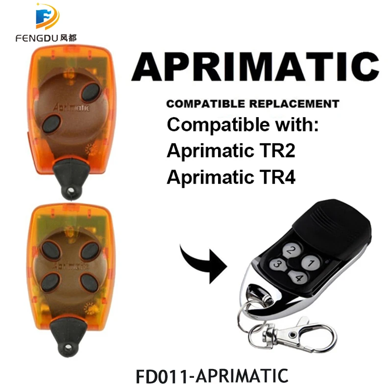 APRIMATIC TR2 TR4 универсальный пульт дистанционного управления ворота гаража пульт дистанционного управления APRIMATIC TR4 пульты Дубликатор 433,92 МГц