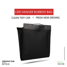 E-FOUR, высокое качество, сумка для мусора, для автомобиля, на заднее сиденье, с зажимом, магнитная наклейка, водонепроницаемый чехол для мусора, роскошный класс, специальное использование