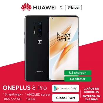 

Global Rom Oneplus 8 Pro 5G Smartphone Snapdragon 865 6.78'' 120Hz AMOLED Screen 48MP Quad Cameras IP68 30W Wireless Charging