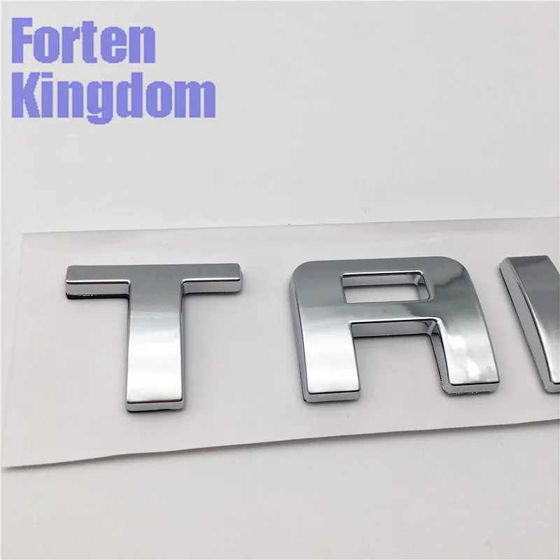 Forten Kingdom 10 шт. для TAHOE хром слово автомобиль пользовательское имя табличка 3D письмо Письмо значок эмблема наклейка