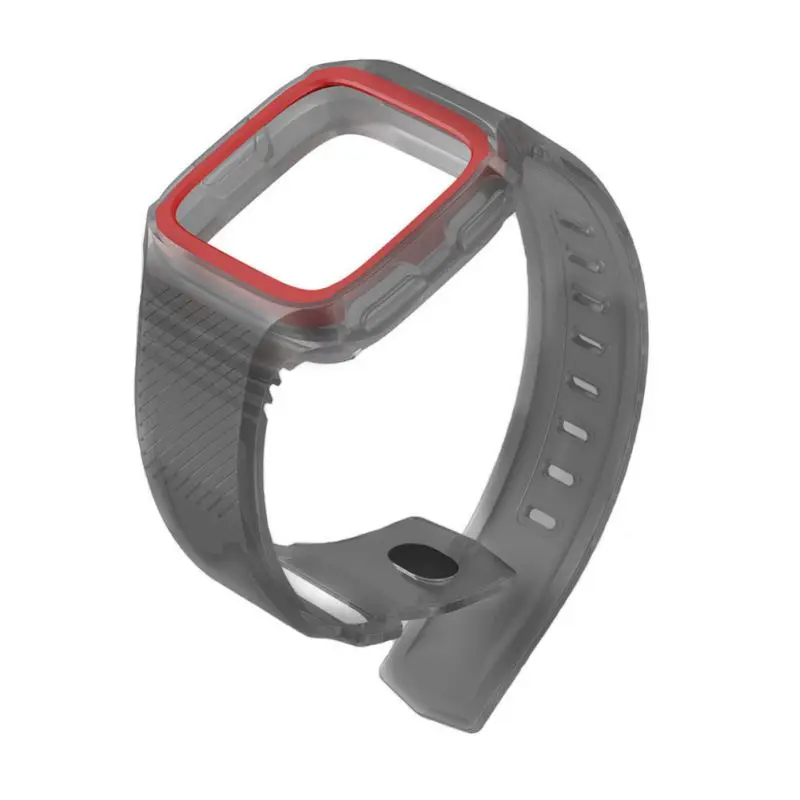 2в1 Silikon Für Fitbit Versa повязка на запястье ремешок Mit Volle schutzhulle Abdeckung Rahmen Uhr ремешок на запястье Für Fitbit Versa