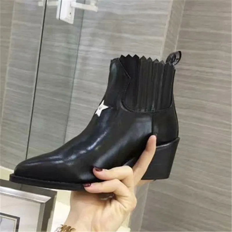Scarpe donna/женские ботинки; zapatos De Mujer; обувь на среднем каблуке; chaussures femme; ботинки «Челси» с острым носком; женские ботинки без застежки