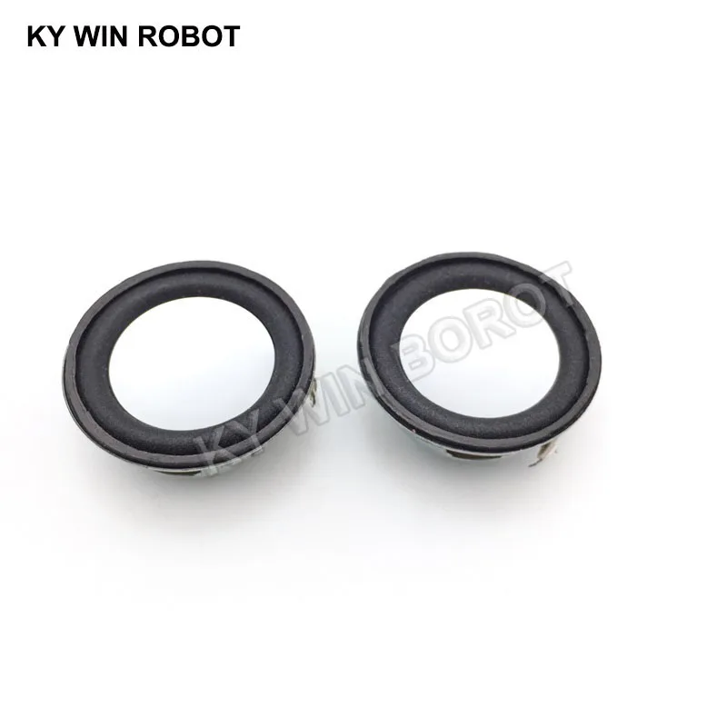 2PCS/Lot High Quality Speaker Horn 3W 4R Diameter 4CM Mini Amplifier Rubber Gasket Loudspeaker Trumpet White