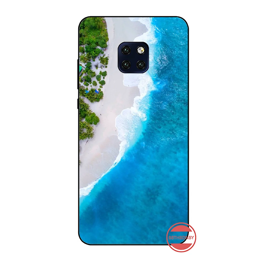 island sea  Beach spray ocean   Phone Case  Shell For Huawei Mate 9 10 20 Pro lite 20x nova 3e P10 plus P20 Pro Honor10 lite phone case for huawei Cases For Huawei