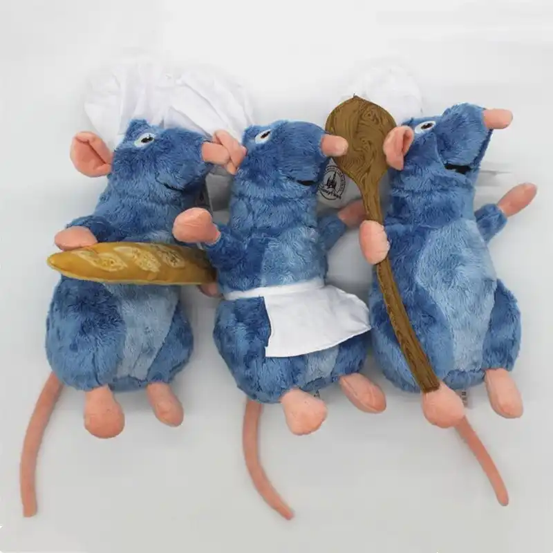 Disney Authentic Ratatouille Chef Remy Magnetic Shoulder Soft Stuffed Cotton Dolls Plush Peluche Toys For Kids Gift Real Life Plush Aliexpress