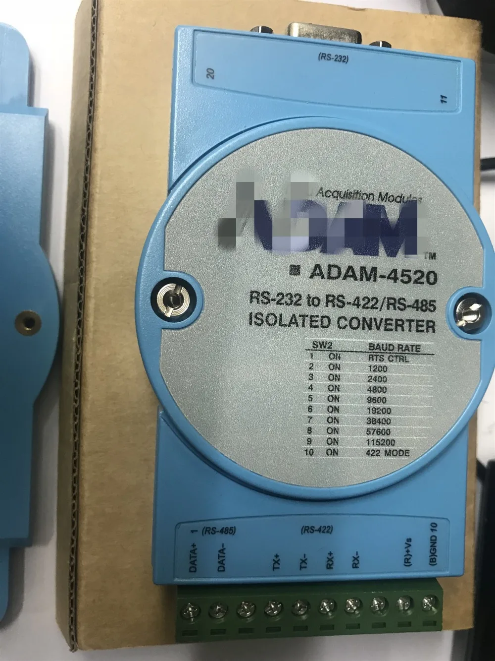 ADAM-4520 RS232 к RS422/RS485 последовательный преобразователь, коробка, s печать наклейка порвана, но это также