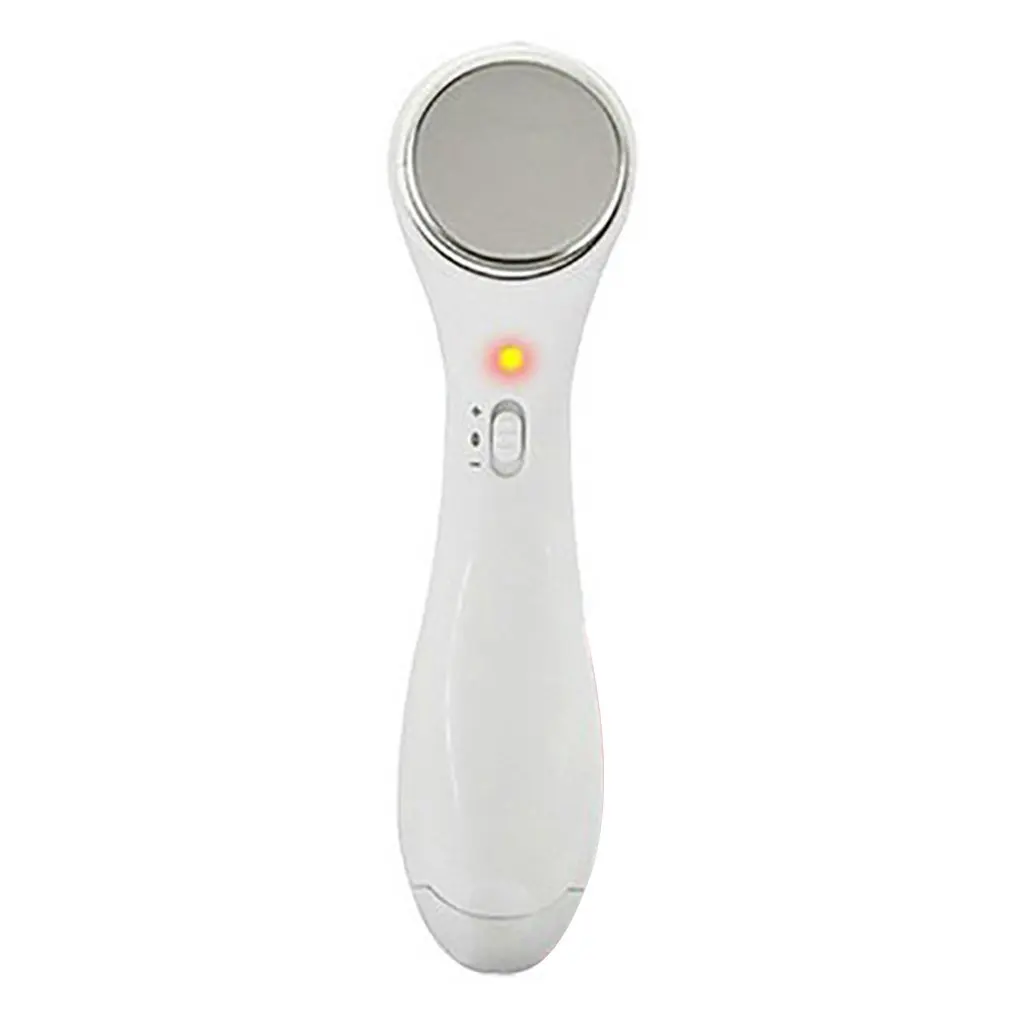 Многофункциональный ионтофорезный инструмент экспортный инструмент для красоты домашнее очищающее средство для лица вибрационное средство для удаления морщин - Цвет: Белый