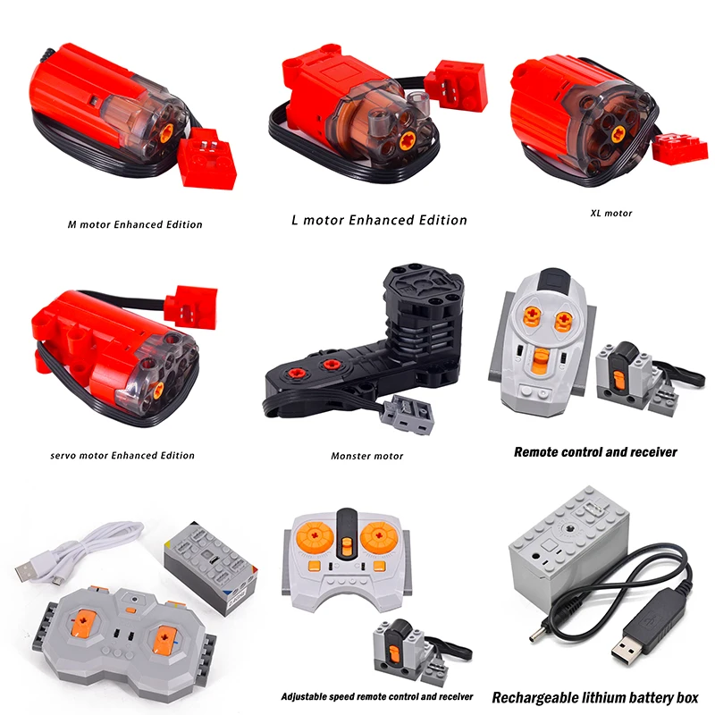 For LEGO Technical Power Function Extension Wire Servo Motor IR Remote Control Receiver B Lego Christmas Train