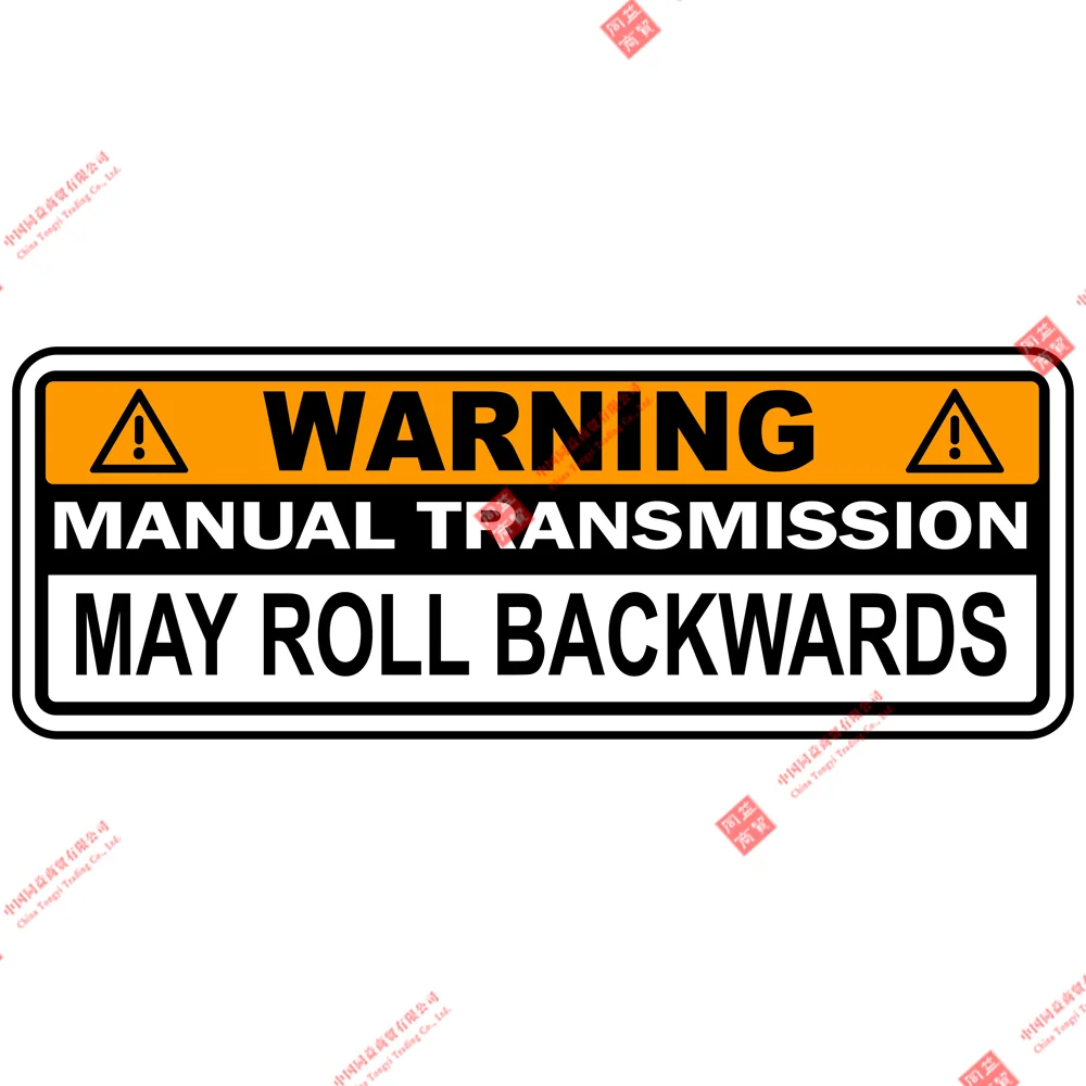 

Warning Bumper Sticker Stick Shift Manual Transmission Vinyl Sticker JDM Decal Racing Motorcycle Helmet Stickers