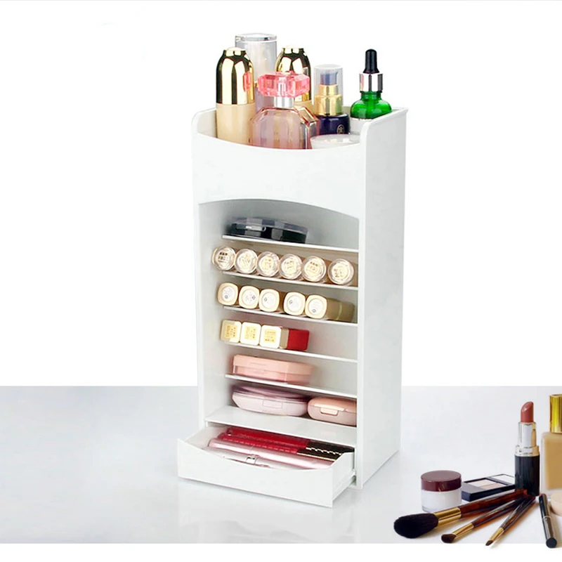 

Multi-grid makeup organizer Storage box cosmetics display stand lipstick nail polish Display Stand Rack Holder Organizer