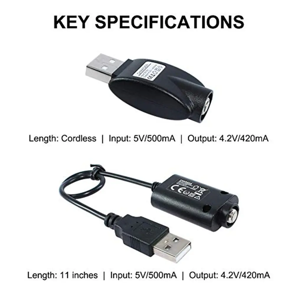 510-Thread USB умное зарядное устройство с защитой от перезарядки совместимо со стандартными 510 резьбовыми устройствами