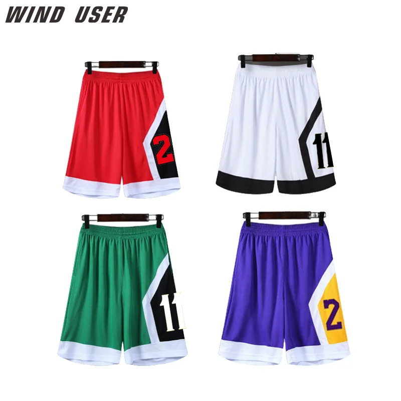 Cool Breathable Sports Running Shorts Outdoor Short Soccer Jersey Loose Beach GYM sports Mens Basketball Shorts