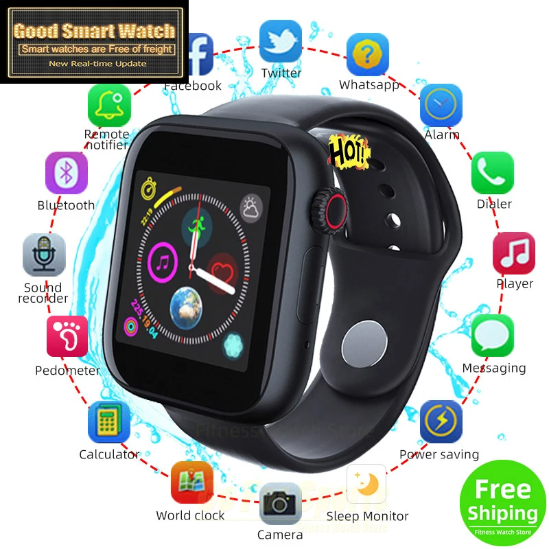 

Free Shipping 2019 WristWatch Bluetooth Smart Watch Sport Fashion with SIM Camera Smartwatch for Android Smartphone Russia Z6